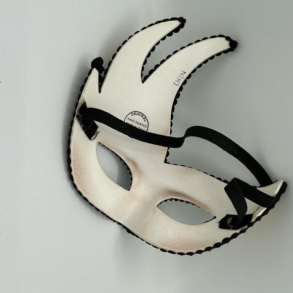 Maschera del Galeone Handmade in Italy Mask Mardi Gras-some stage makeup inside - Picture 5 of 6